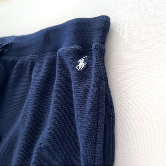 Polo Ralph Lauren Waffle Knit Pajama Lounge Pants Navy Size XL - Picture 3 of 10